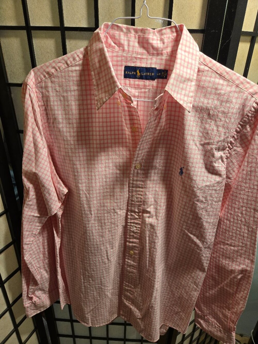 Mens button down long sleeve cotton color shirt